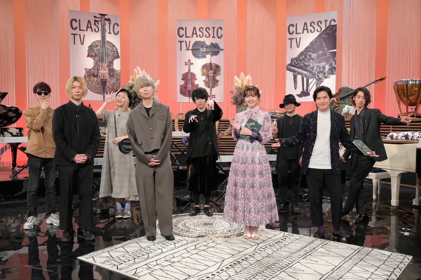 NHK Eテレ「クラシックTV」特別版「YouTubeと音楽～インスト最前線～」出演者。（画像提供：NHK）