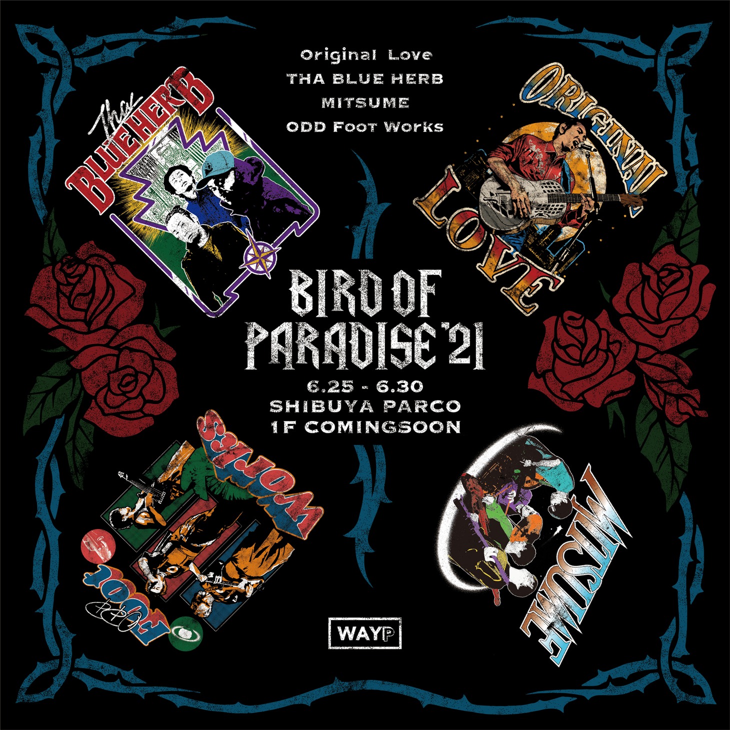 「BIRD OF PARADISE' 21 by WAYP MUSIC」キービジュアル