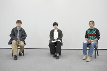 左から中島颯太、川村壱馬、砂田将宏。