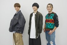 左から中島颯太、川村壱馬、砂田将宏。