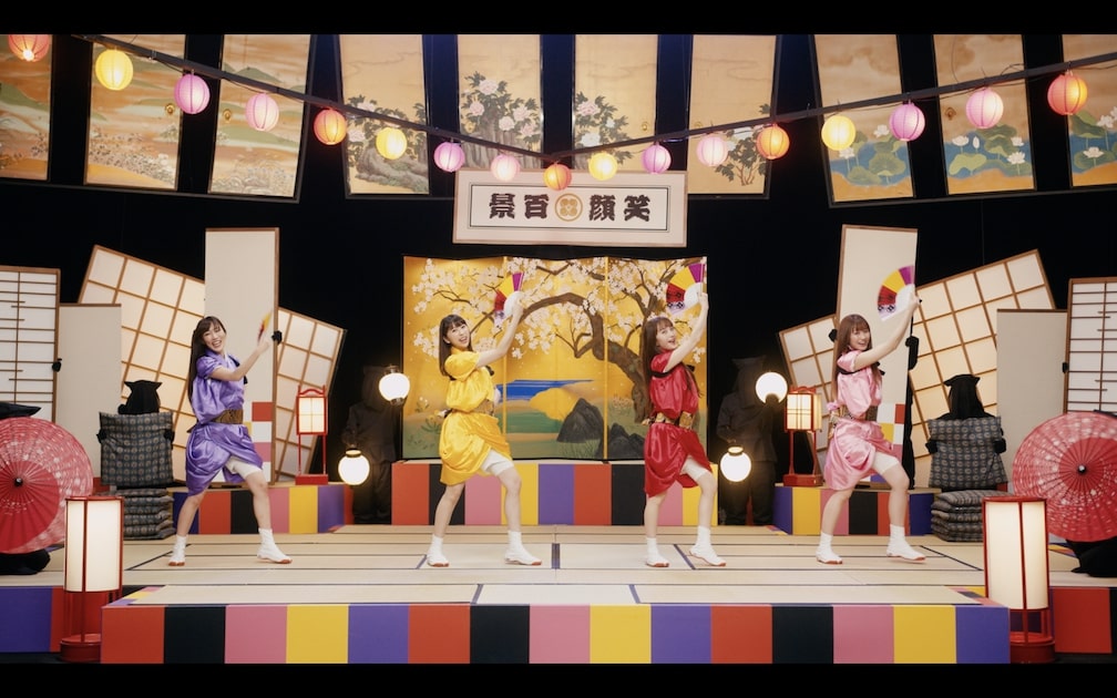 ももいろクローバーZ「ニッポン笑顔百景 -ZZ ver.-」ミュージックビデオより。