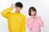 左からオーイシマサヨシ、えなこ。(c)オーイシ・えなこの夜の××製作委員会