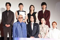 「キネマの神様」完成披露試写会の様子。