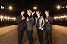 左から佐藤景瑚、大平祥生、川西拓実、木全翔也。