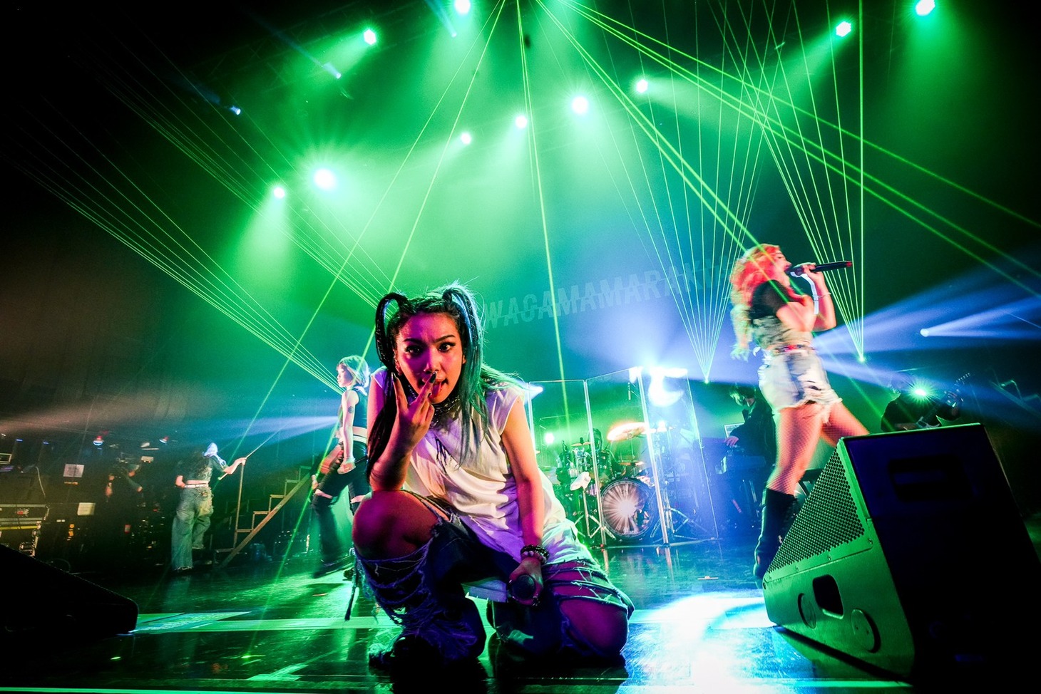 我儘ラキア「WAGAMAMARAKIA TOUR」東京・USEN STUDIO COAST公演の様子。（photo by Rui Hashimoto）
