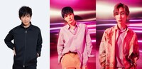 左から木村拓哉、SixTONESのジェシー、田中樹。