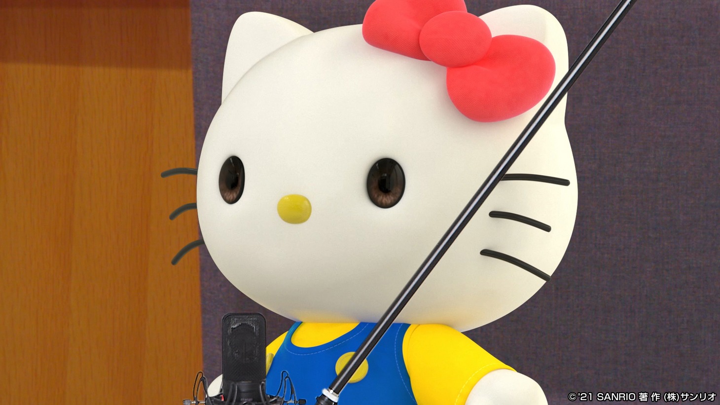 ハローキティ“歌ってみた”企画第1弾より。(c)'21 SANRIO 著作(株)サンリオ