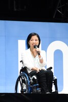 東京2020聖火リレー公式アンバサダーの田口亜希。