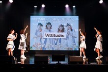 2ndアルバム「Attitude」のリリースが決定したことを発表するB.O.L.T。（撮影：笹森健一）