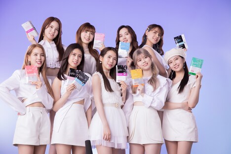 「ALFACE＋」CM撮影時のNiziU。