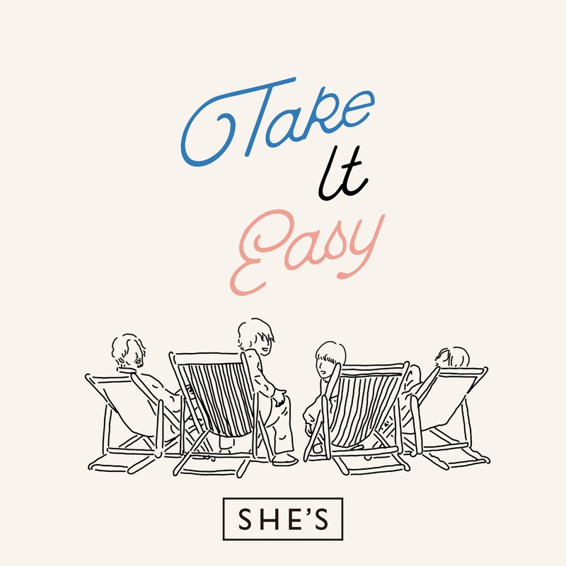 SHE'S「Take It Easy」配信ジャケット
