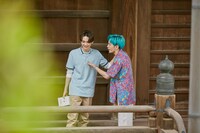 「バイトルPRO」CM撮影時の様子。