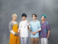 左から藤原樹、川村壱馬、吉野北人、浦川翔平。