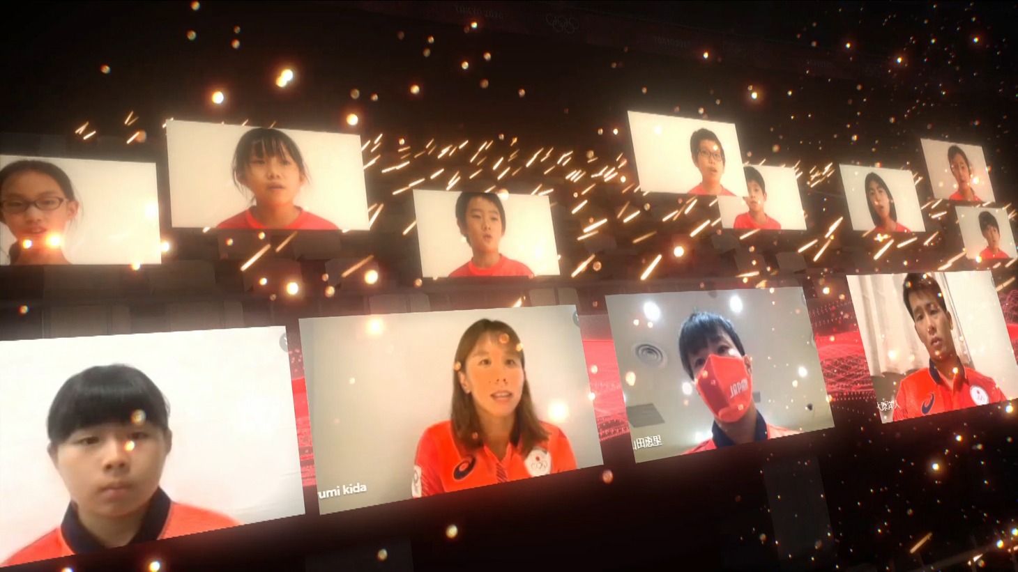 「東京2020オリンピック競技大会」壮行会応援パフォーマンスの様子。(c)日本オリンピック委員会