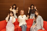 上段左から青海ひな乃、野村実代、下段左から熊崎晴香、古畑奈和、鎌田菜月。