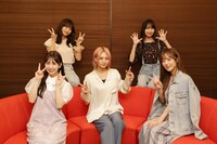 上段左から青海ひな乃、野村実代、下段左から熊崎晴香、古畑奈和、鎌田菜月。