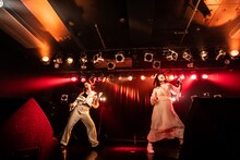 左から小林潤（NILKLY）、内山結愛（RAY）。（Photo by Masayo）