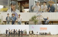 BTS「Permission to Dance」のオフィシャルティザー映像より。(c)BIGHIT MUSIC