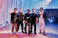 「RASEN」第10弾参加ラッパー。左からOnly U、9for、Tim Pepperoni、YINYO、homarelanka。