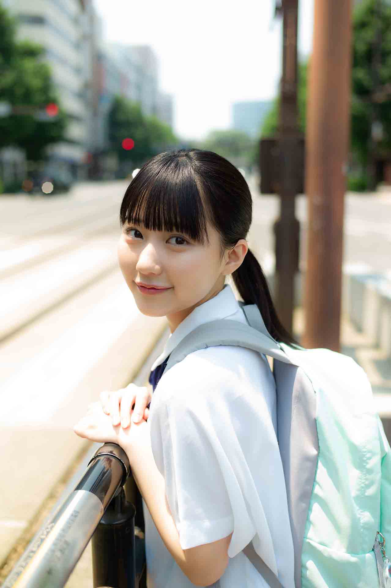 田中美久の1st写真集より。（撮影：細居幸次郎）