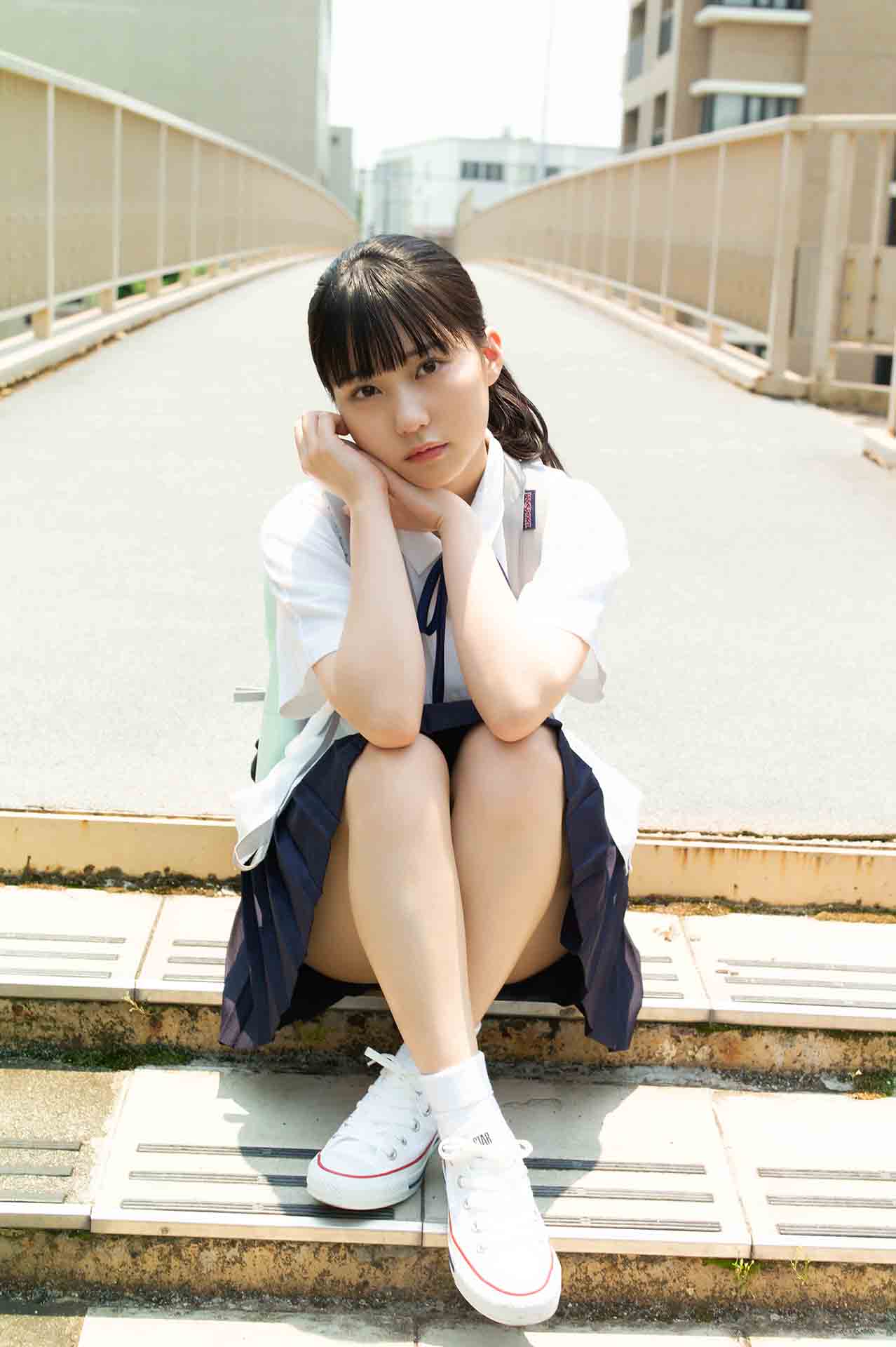 田中美久の1st写真集より。（撮影：細居幸次郎）