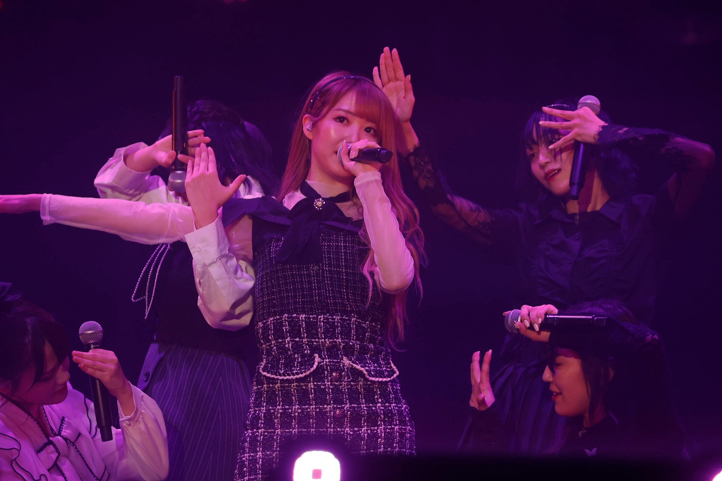 大谷映美里（中央）。（写真提供：代々木アニメーション学院）