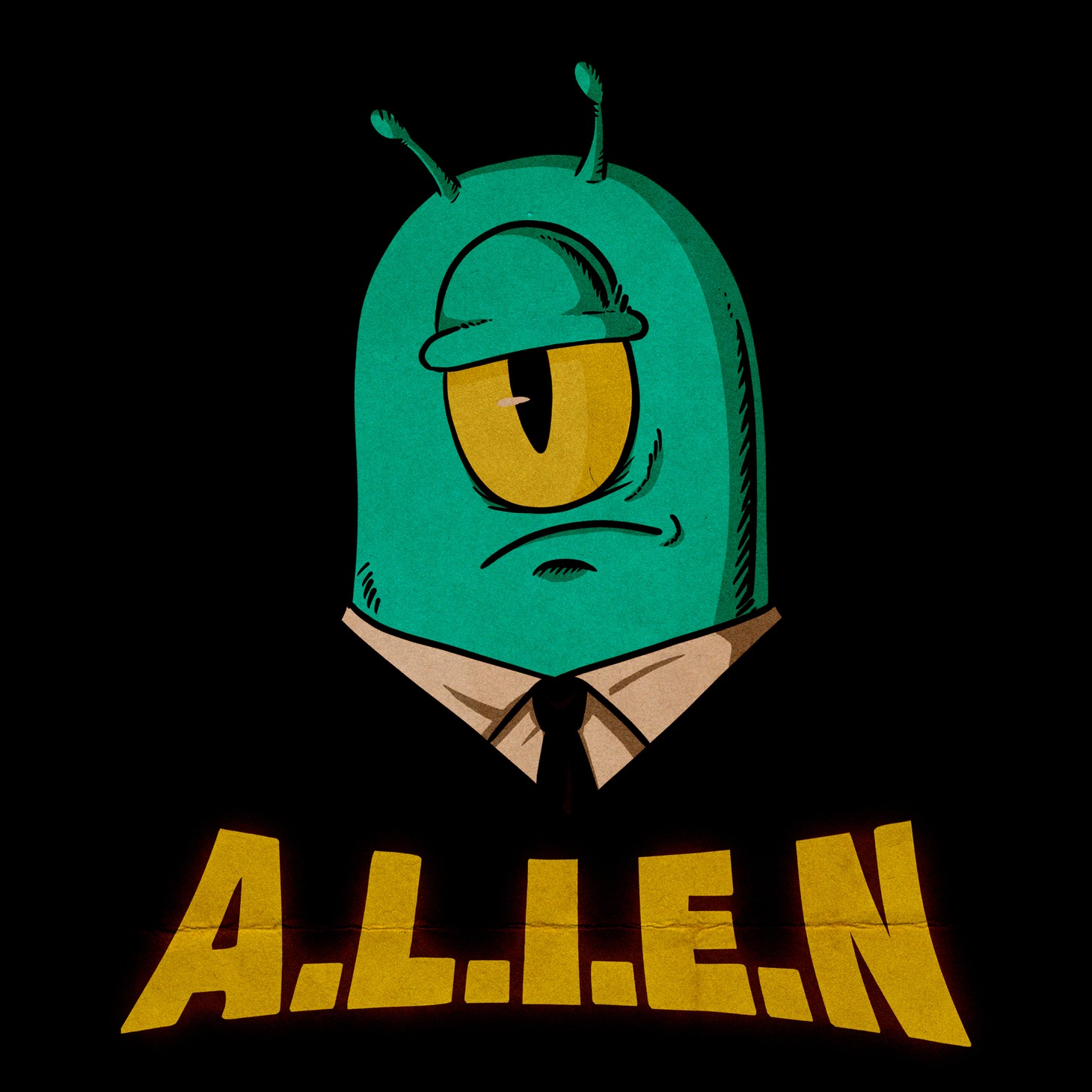 JP THE WAVY「A.L.I.E.N」配信ジャケット