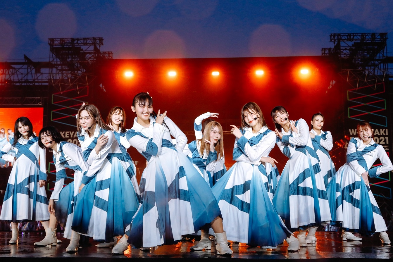 「W-KEYAKI FES. 2021」初日公演の様子。（撮影：上山陽介）