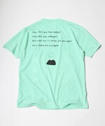 もさを。×JOURNAL STANDARD コラボレーションTシャツ「好きが溢れていたの」グリーン裏