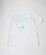 もさを。×JOURNAL STANDARD コラボレーションTシャツ「好きが溢れていたの」ホワイト裏