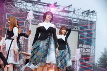 櫻坂46による「W-KEYAKI FES.2021」初日公演の様子。（撮影：上山陽介）