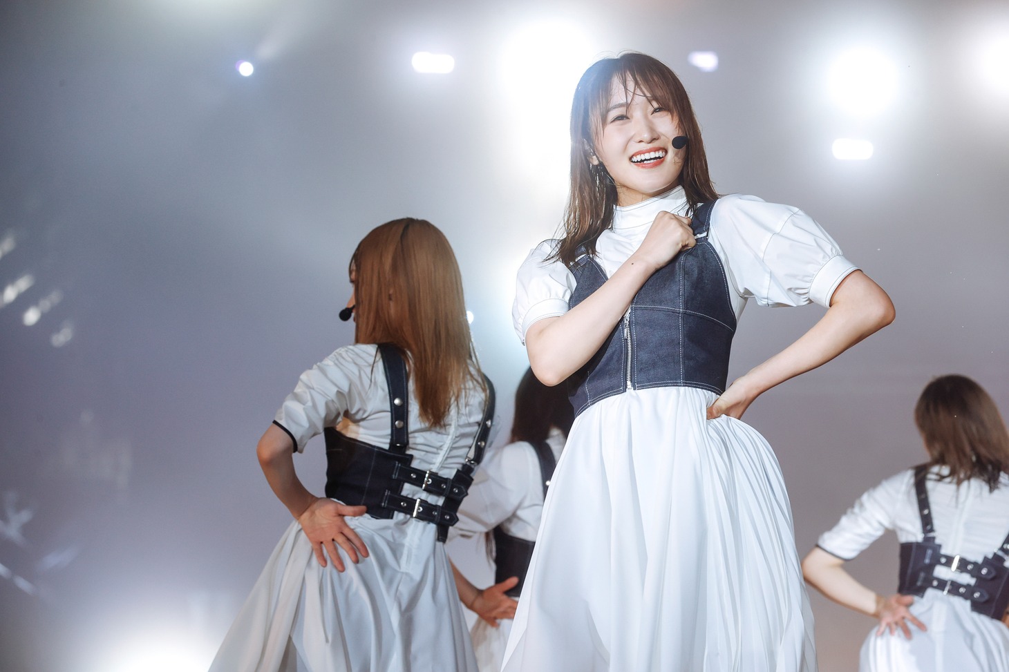 櫻坂46による「W-KEYAKI FES.2021」初日公演の様子。（撮影：上山陽介）