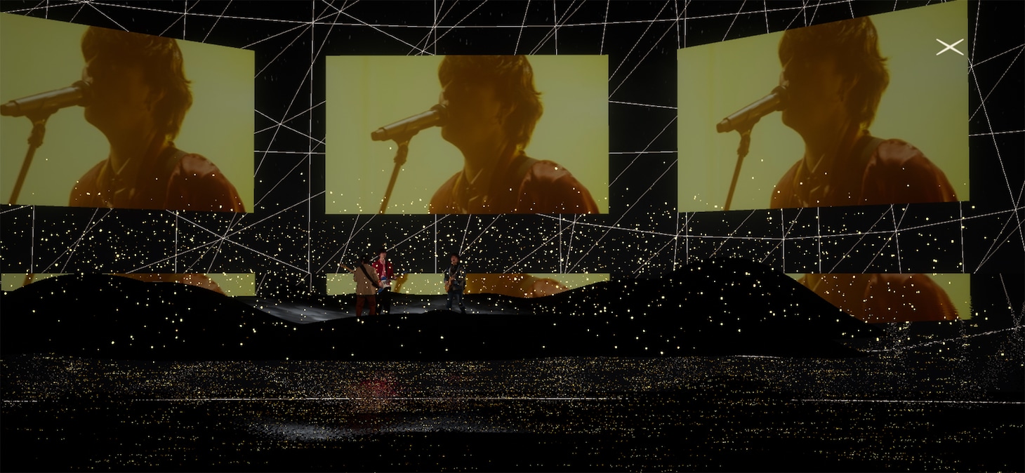 RADWIMPS「SHIN SEKAI "nowhere"」プレイ画面。(c)SHIN SEKAI