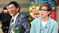 左から明石家さんま、山寺宏一。(c)日本テレビ