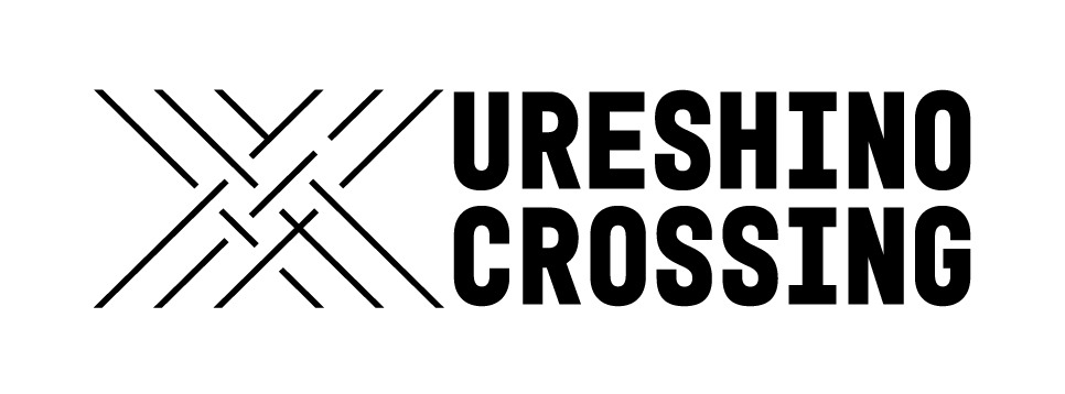 「URESHINO × CROSSING」ロゴ