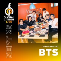BTS「Global Citizen LIVE」ビジュアル (c)Global Citizen