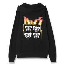 「KISS hide（サイコベア） Hoodie」デザイン