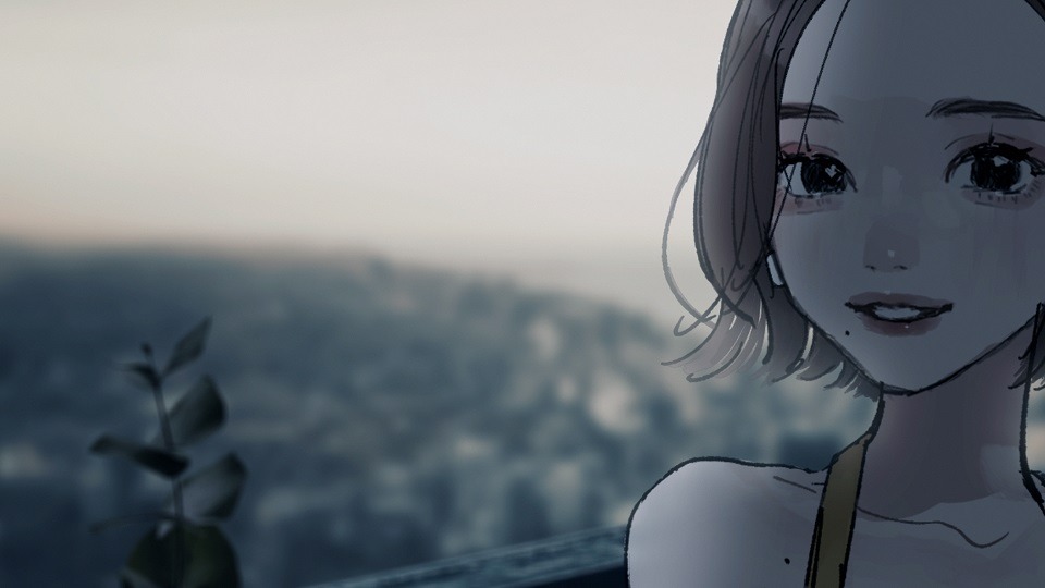 奥津マリリのイラスト。