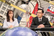 左から小澤陽子、有田哲平（くりぃむしちゅー）。 (c)フジテレビ