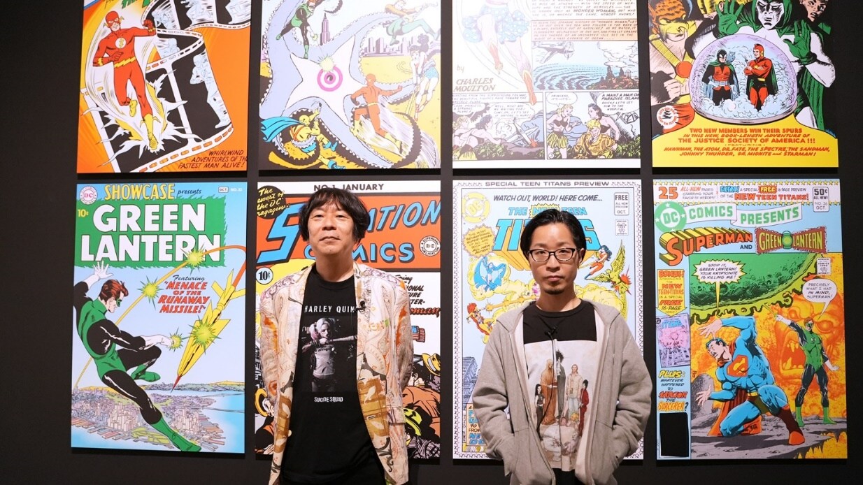 PUNPEEがアメコミ原画を前に大興奮、「DC展」の素晴らしさ語る - 音楽