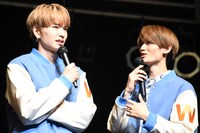 左から鈴木曉、髙橋颯。