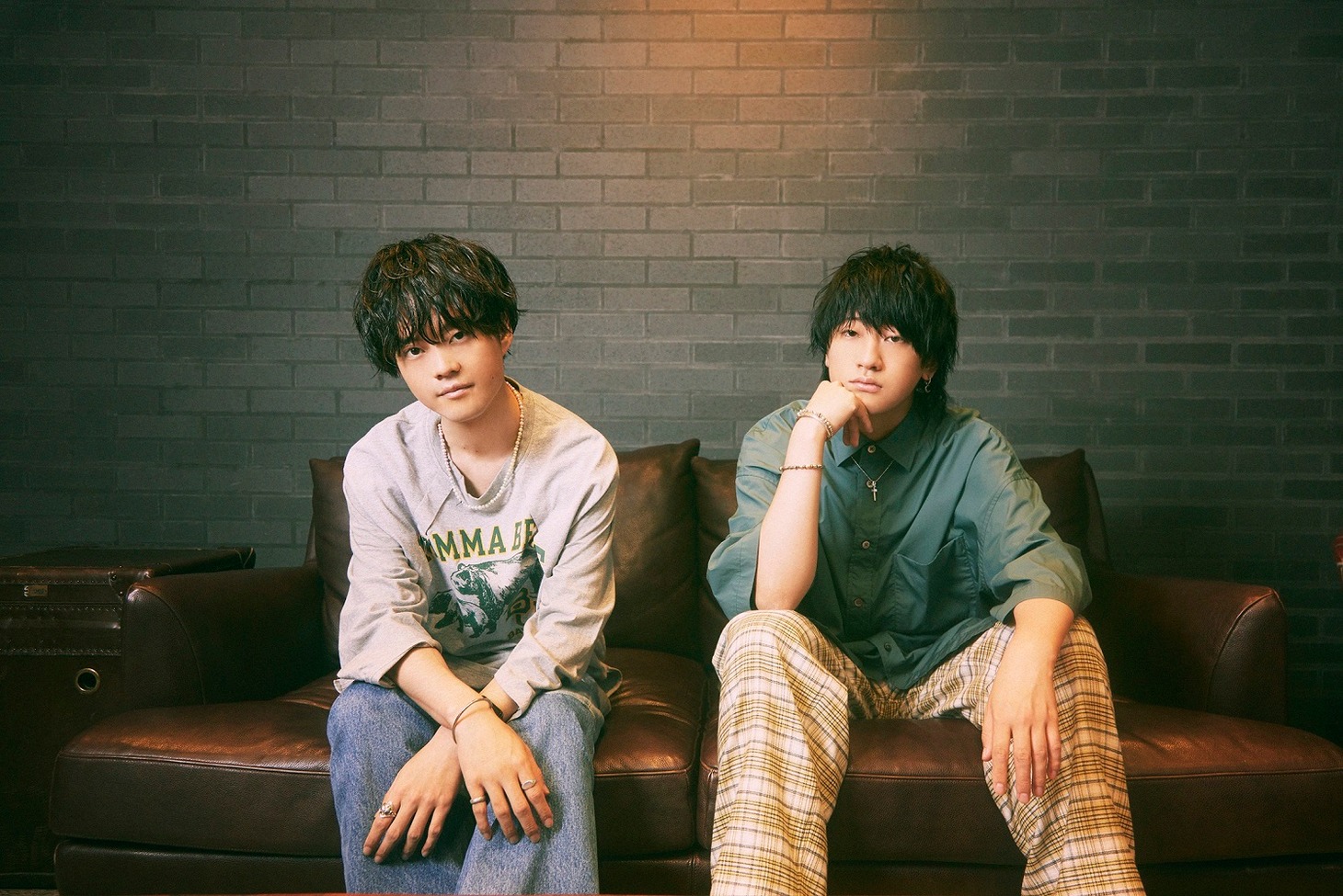 左からHIROSHI（FIVE NEW OLD）、Rin音。