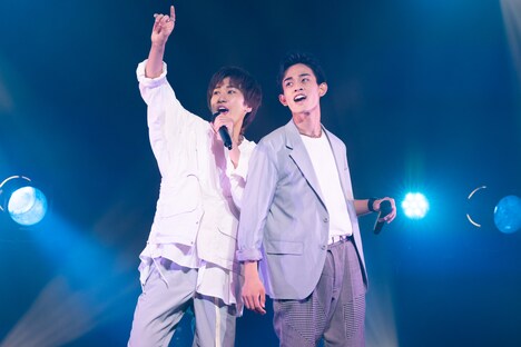 左から福澤希空、桑山隆太。(Photo by RYUYA AMAO)
