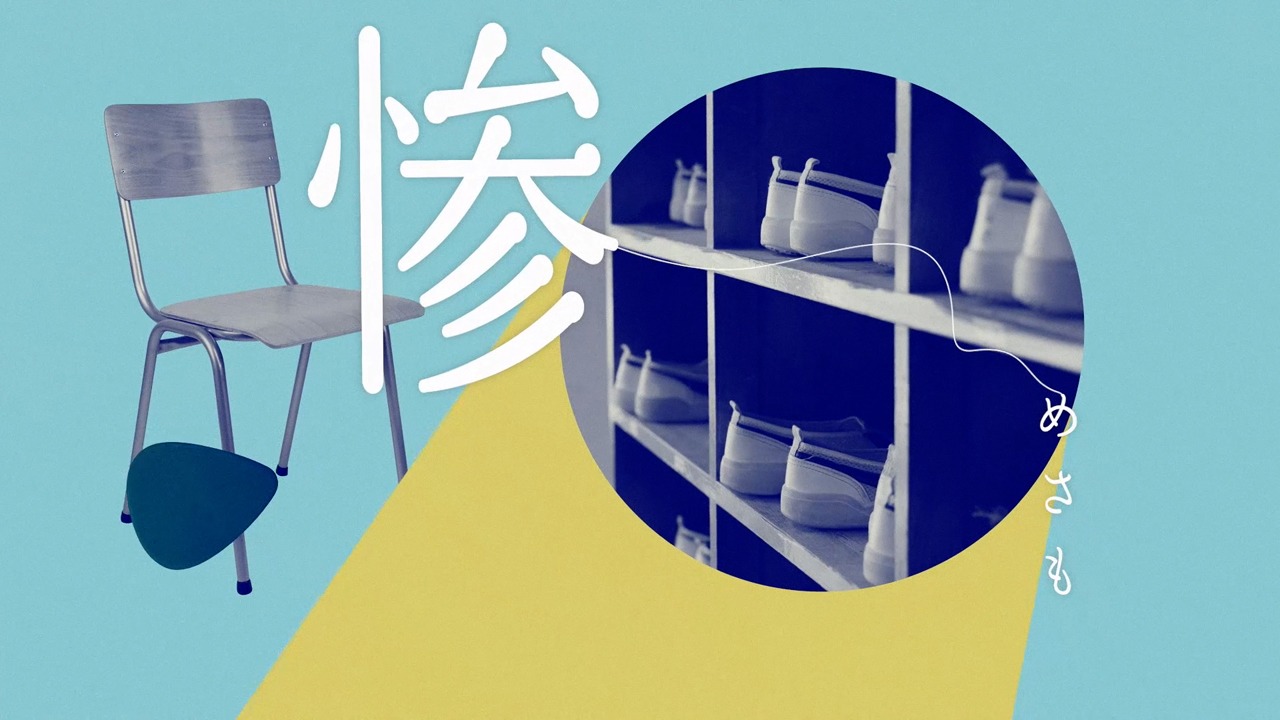 三月のパンタシア「夜光」ミュージックビデオのワンシーン。