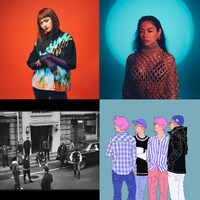 左上から時計回りにiri、Awich、toconoma、KANDYTOWN。