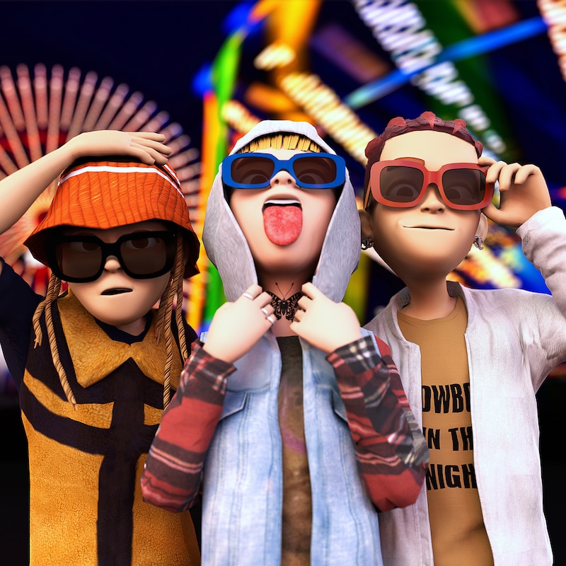 LEX, Only U, Yung sticky wom「COSMO WORLD」配信ジャケット