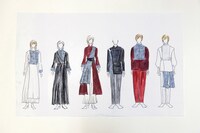 「装苑」2021年9月号「劇団四季の衣裳の世界」より。（撮影：福田典史［B.P.B.］）