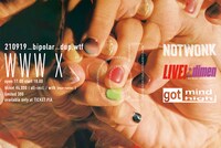 「LIVE! : dimen_210919_biopolar_dup.wtf SHIBUYA  WWW X」フライヤー
