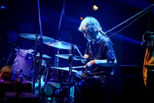 佐藤シンイチロウ（Dr）（撮影：橋本塁）