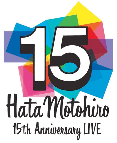 「Hata Motohiro 15th Anniversary LIVE」ロゴ